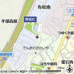 愛知県名古屋市緑区有松南709周辺の地図