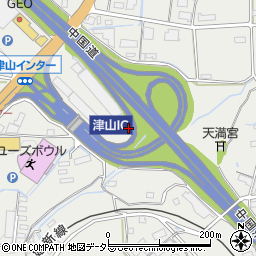 岡山県津山市河辺823周辺の地図