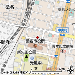 三重県桑名市中央町2丁目39周辺の地図