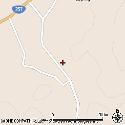愛知県北設楽郡設楽町清崎小野周辺の地図