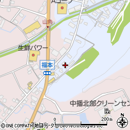 兵庫県神崎郡神河町粟賀町264-1周辺の地図