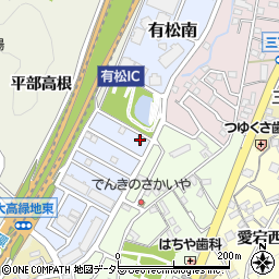 愛知県名古屋市緑区有松南708周辺の地図