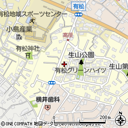 愛知県名古屋市緑区有松町大字桶狭間高根3周辺の地図