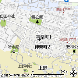 三重県桑名市神楽町周辺の地図
