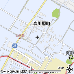 滋賀県守山市森川原町34周辺の地図