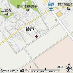 滋賀県蒲生郡竜王町綾戸379周辺の地図