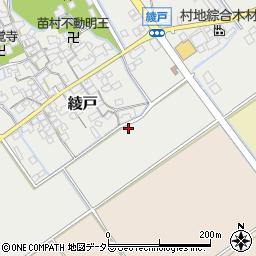 滋賀県蒲生郡竜王町綾戸939周辺の地図