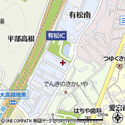 愛知県名古屋市緑区有松南707周辺の地図