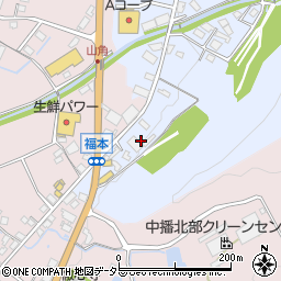 兵庫県神崎郡神河町粟賀町264-2周辺の地図