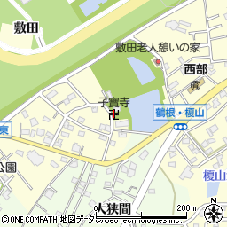 子寶寺周辺の地図