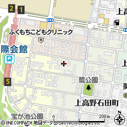 京都府京都市左京区上高野鷺町1周辺の地図
