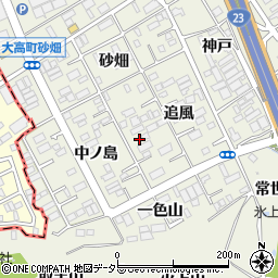 愛知県名古屋市緑区大高町追風9周辺の地図