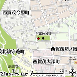 京都府京都市北区西賀茂南今原町周辺の地図