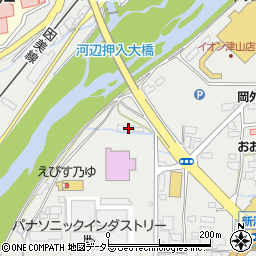 岡山県津山市河辺1024周辺の地図