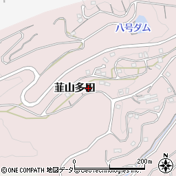 静岡県伊豆の国市韮山多田周辺の地図