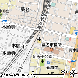 三重県桑名市中央町2丁目62周辺の地図