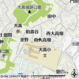愛知県名古屋市緑区大高町（南大高畑）周辺の地図