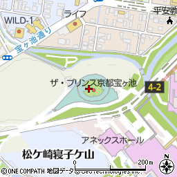 ザ・プリンス　京都宝ヶ池　プリンスホール周辺の地図