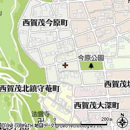 京都府京都市北区西賀茂南今原町123周辺の地図