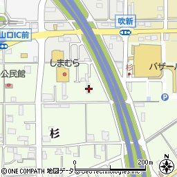 兵庫県丹波篠山市杉213周辺の地図