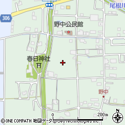 兵庫県丹波篠山市野中周辺の地図