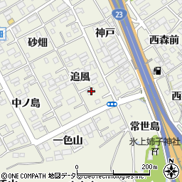 愛知県名古屋市緑区大高町追風40周辺の地図