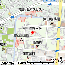 福田産婦人科周辺の地図