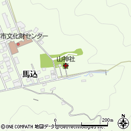 山神社周辺の地図