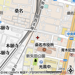 三重県桑名市中央町2丁目48周辺の地図