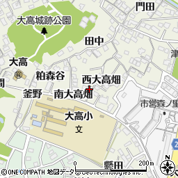 愛知県名古屋市緑区大高町西大高畑26周辺の地図