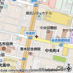 三重県桑名市中央町3丁目68周辺の地図