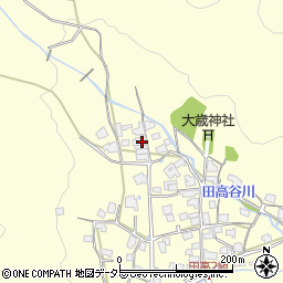 兵庫県西脇市黒田庄町田高814周辺の地図