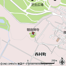 観音禅寺周辺の地図