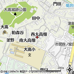 愛知県名古屋市緑区大高町西大高畑28周辺の地図