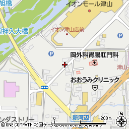 岡山県津山市河辺1035周辺の地図