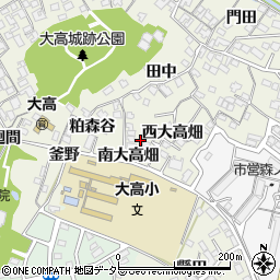 愛知県名古屋市緑区大高町西大高畑23周辺の地図