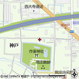 岡山県津山市神戸451周辺の地図