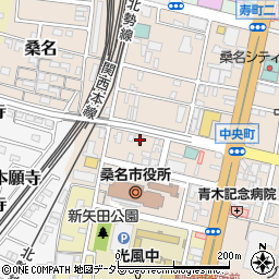 三重県桑名市中央町2丁目40周辺の地図