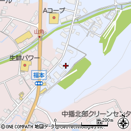 兵庫県神崎郡神河町粟賀町266-1周辺の地図