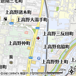 セブンイレブン京都白川通上高野店周辺の地図