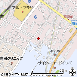 滋賀県野洲市小篠原875周辺の地図