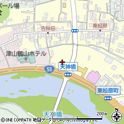 ゴルフパートナー津山川崎天神橋店周辺の地図