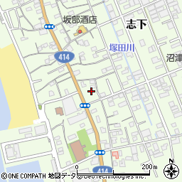 静岡県沼津市志下385周辺の地図