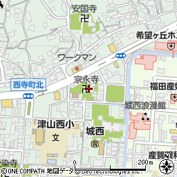 宗永寺周辺の地図