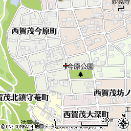 京都府京都市北区西賀茂南今原町55周辺の地図