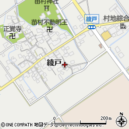 滋賀県蒲生郡竜王町綾戸443周辺の地図