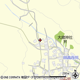 兵庫県西脇市黒田庄町田高816周辺の地図