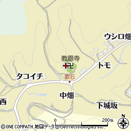 教恩寺周辺の地図