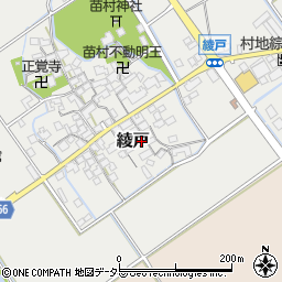 滋賀県蒲生郡竜王町綾戸440周辺の地図