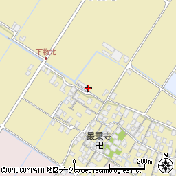 滋賀県草津市下物町497-1周辺の地図